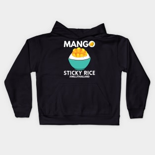 Just A Girl Who Loves Mango Sticky Rice Thailand Kids Hoodie